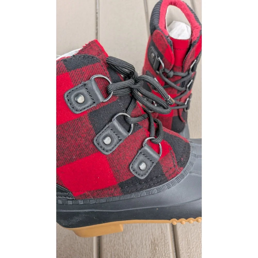 Tommy Hilfiger Buffalo Plaid Ankle Duck Boots